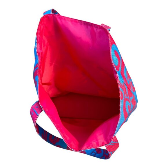 Lilly Pulitzer x Estée Lauder Boho Beach Tote Bag – Coral Crab & Floral Print – - Picture 4 of 5